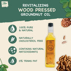 5liv Wood Pressed Groundnut Oil (wood Pressed Groundnut Oil - Extracted on Wooden Churner)